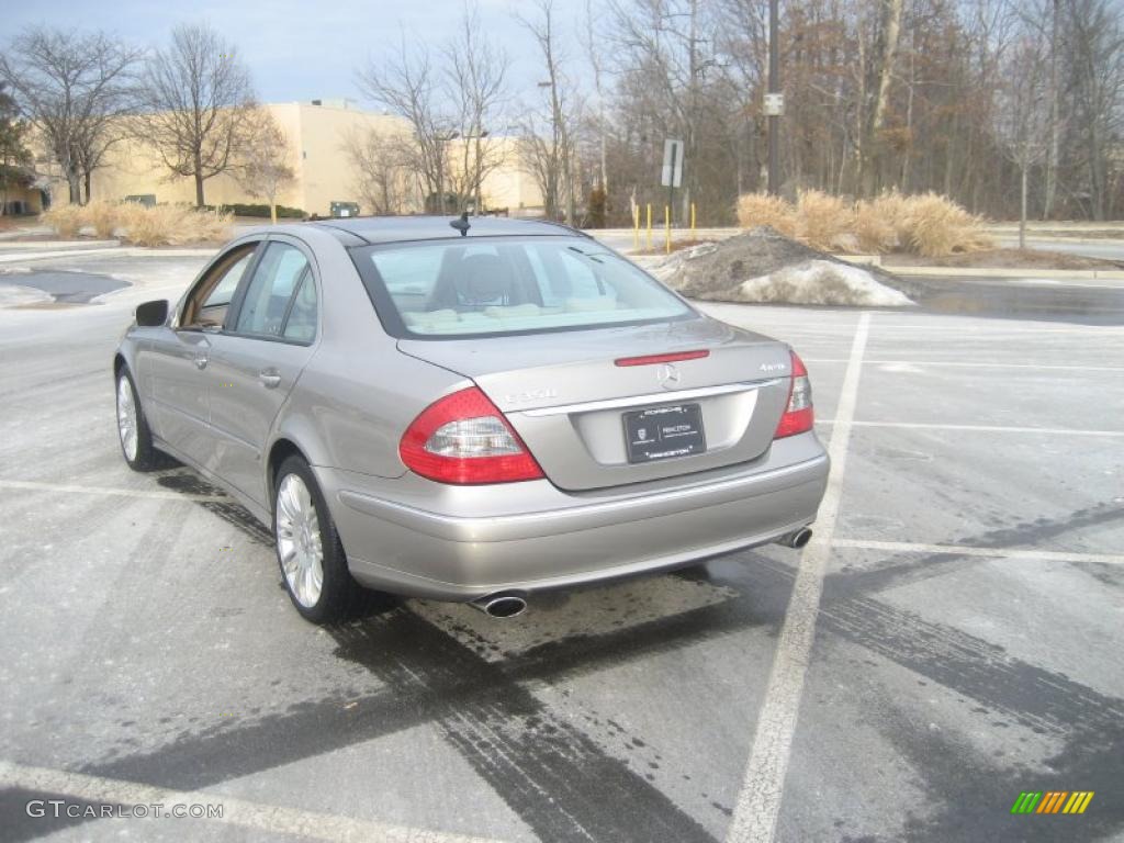 2008 E 350 4Matic Sedan - Pewter Metallic / Cashmere photo #4