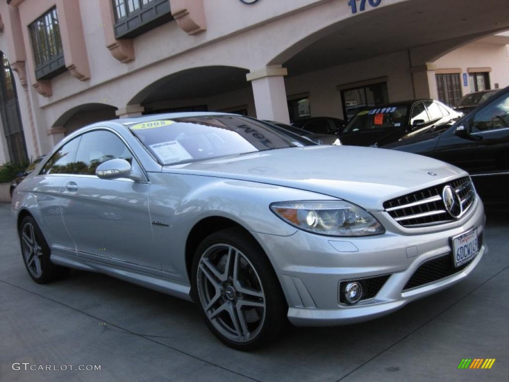 2008 CL 63 AMG - Iridium Silver Metallic / Black photo #1