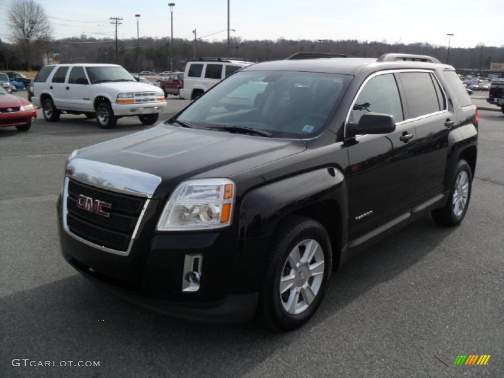 2010 Terrain SLE AWD - Onyx Black / Jet Black photo #1