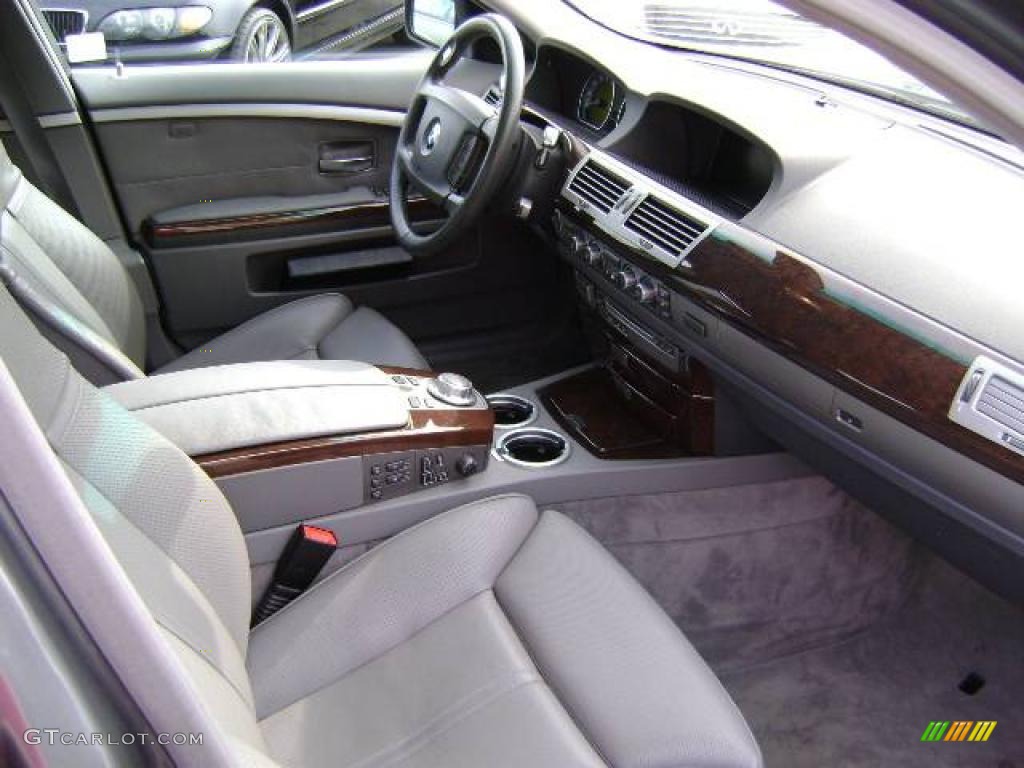 2006 7 Series 750Li Sedan - Titanium Grey Metallic / Basalt Grey/Flannel Grey photo #9