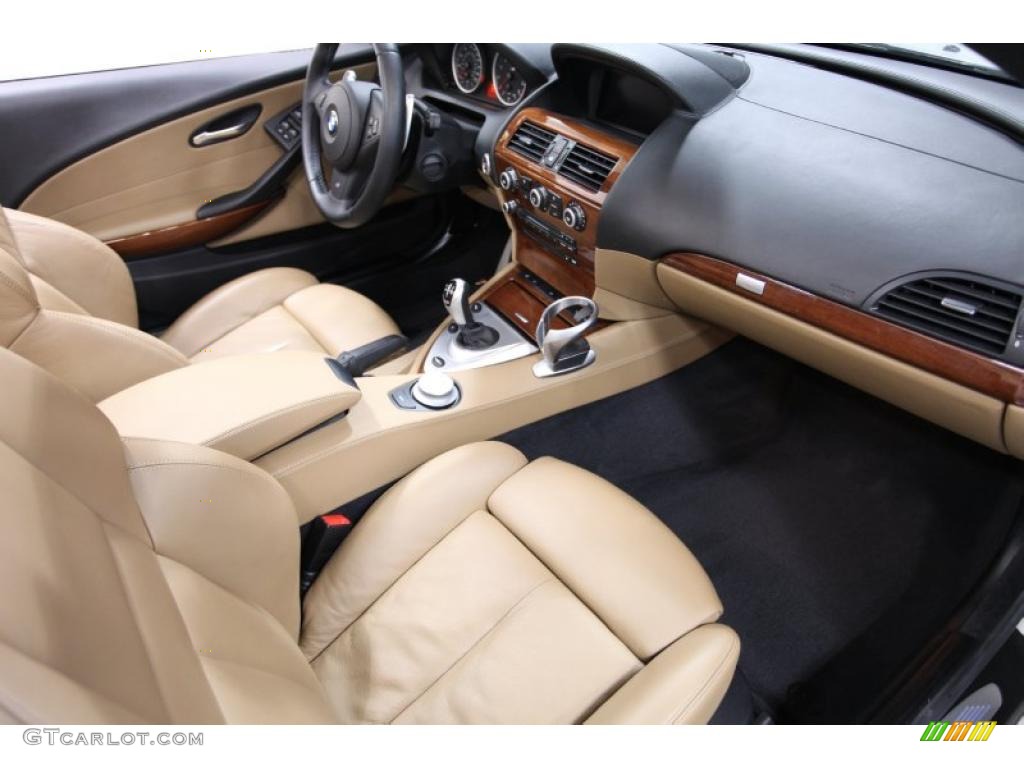 2008 BMW M6 Convertible Sepang Beige Dashboard Photo #45854586