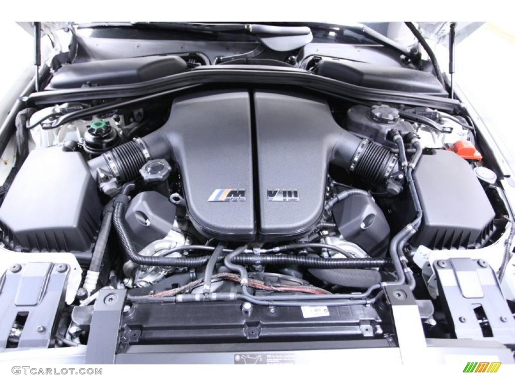 2008 BMW M6 Convertible 5.0 Liter DOHC 40-Valve VVT V10 Engine Photo #45854614