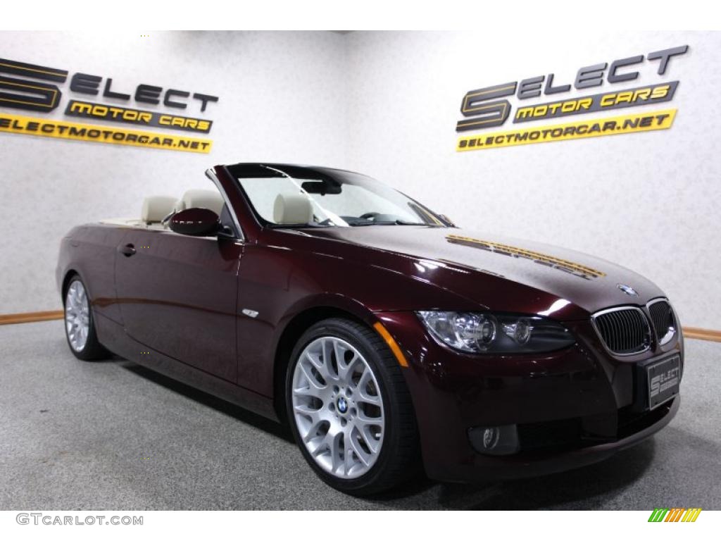 2008 3 Series 328i Convertible - Barbera Red Metallic / Cream Beige photo #3