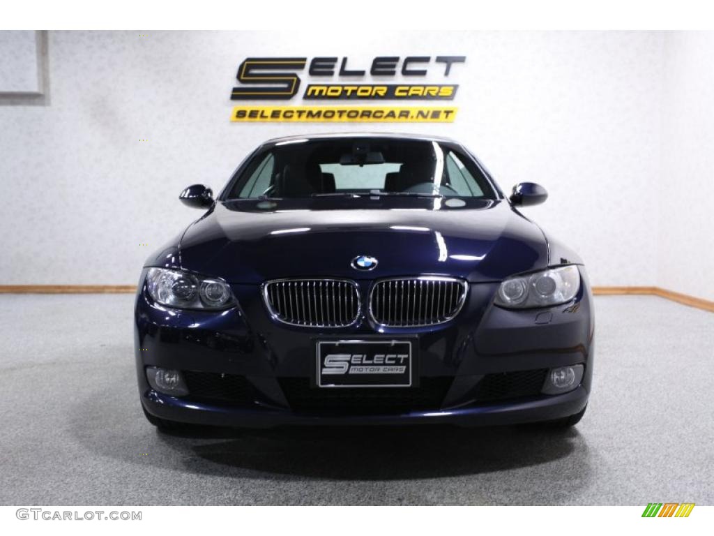2008 3 Series 328i Convertible - Monaco Blue Metallic / Black photo #2