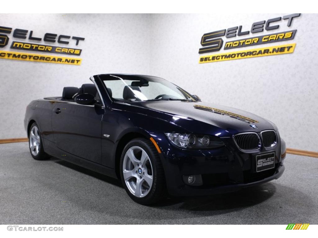 2008 3 Series 328i Convertible - Monaco Blue Metallic / Black photo #3