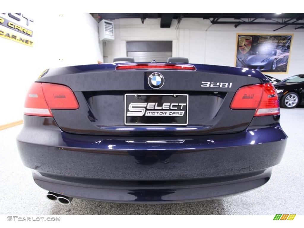 2008 3 Series 328i Convertible - Monaco Blue Metallic / Black photo #5