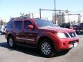 2008 Red Brawn Nissan Pathfinder LE V8 4x4  photo #3