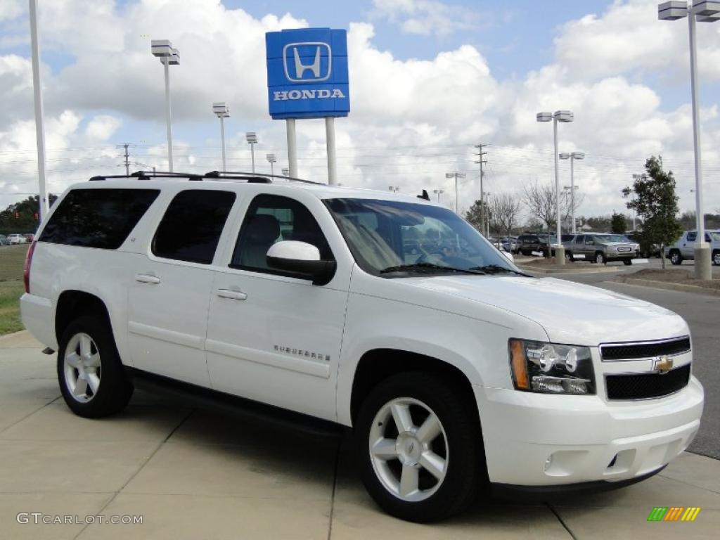 Summit White 2008 Chevrolet Suburban 1500 LT Exterior Photo #45857594