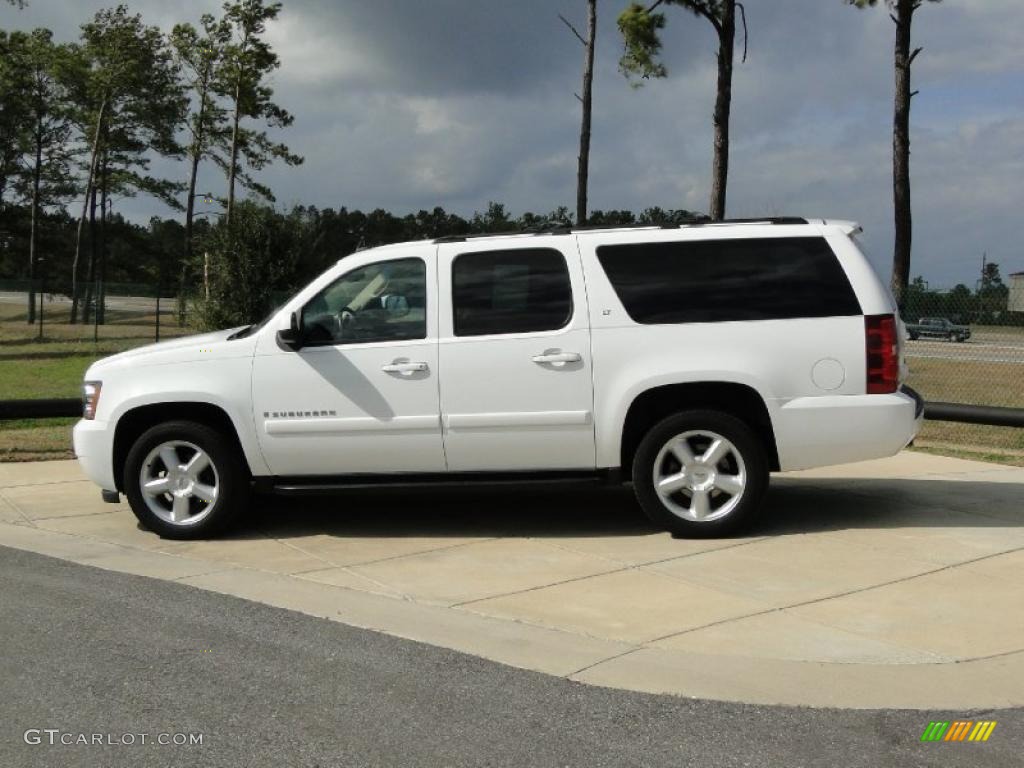 Summit White 2008 Chevrolet Suburban 1500 LT Exterior Photo #45857614