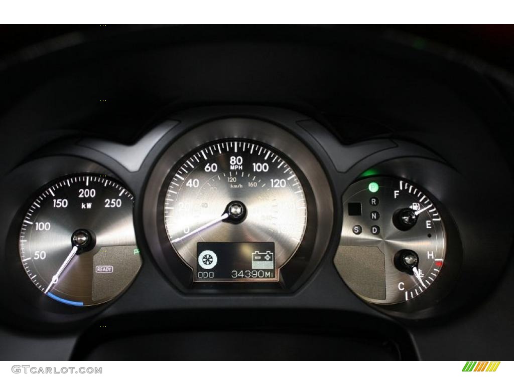 2007 Lexus GS 450h Hybrid Gauges Photo #45858082