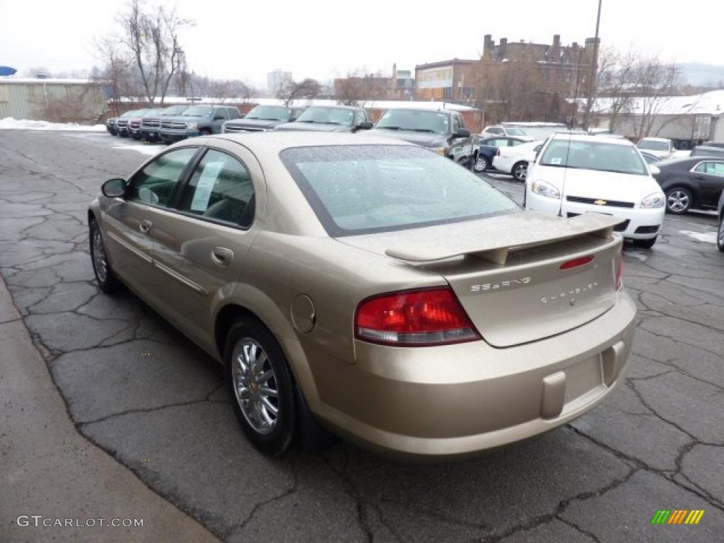 2002 Sebring LXi Sedan - Light Almond Pearl Metallic / Sandstone photo #8