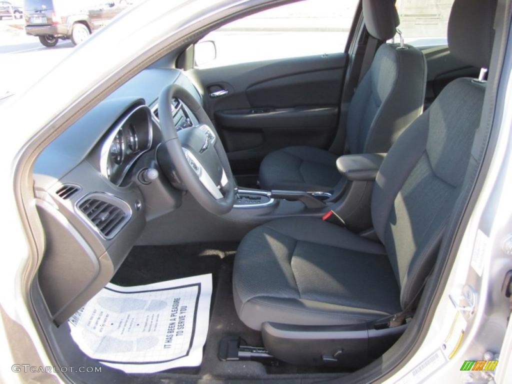 Black Interior 2011 Chrysler 200 Touring Photo #45858386