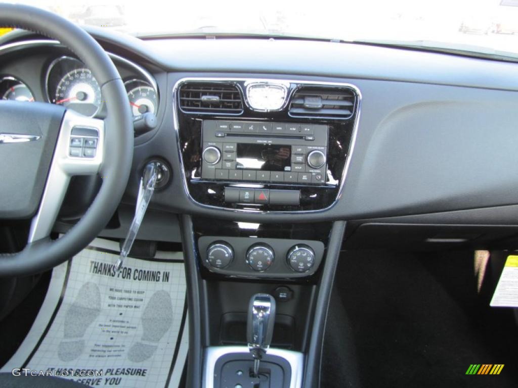 2011 Chrysler 200 Touring Black Dashboard Photo #45858434