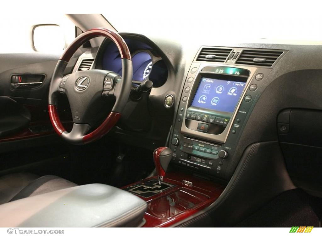 2007 Lexus GS 450h Hybrid Black Dashboard Photo #45858562
