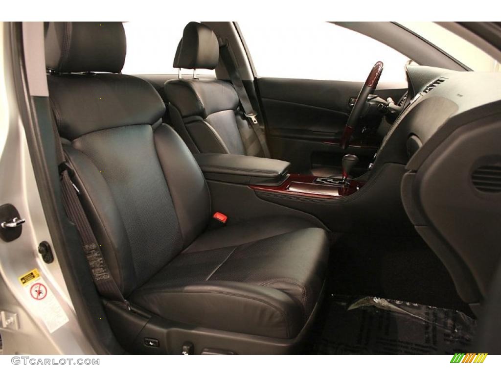 Black Interior 2007 Lexus GS 450h Hybrid Photo #45858566