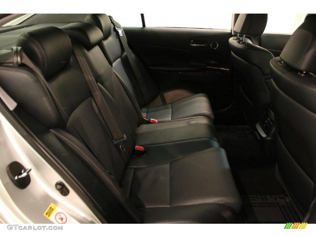 Black Interior 2007 Lexus GS 450h Hybrid Photo #45858590