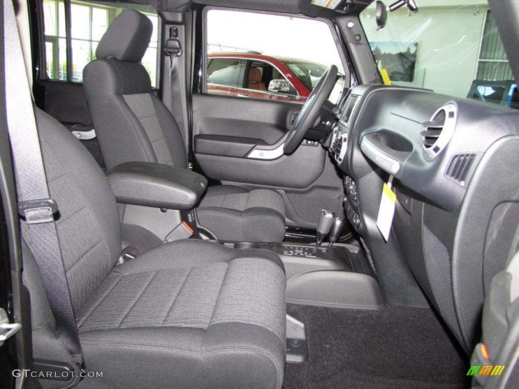 Black Interior 2011 Jeep Wrangler Unlimited Call of Duty: Black Ops Edition 4x4 Photo #45858742
