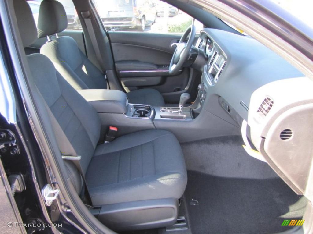 Black Interior 2011 Dodge Charger SE Photo #45859726