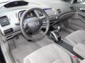 Gray 2008 Honda Civic LX Sedan Interior Color