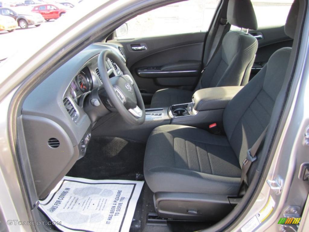 Black Interior 2011 Dodge Charger SE Photo #45860346