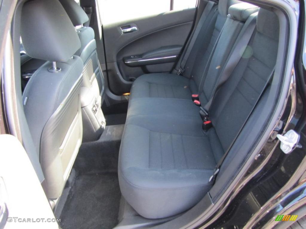 Black Interior 2011 Dodge Charger SE Photo #45860658