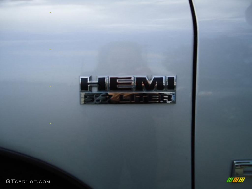 2006 Ram 1500 SLT Quad Cab 4x4 - Bright Silver Metallic / Medium Slate Gray photo #7