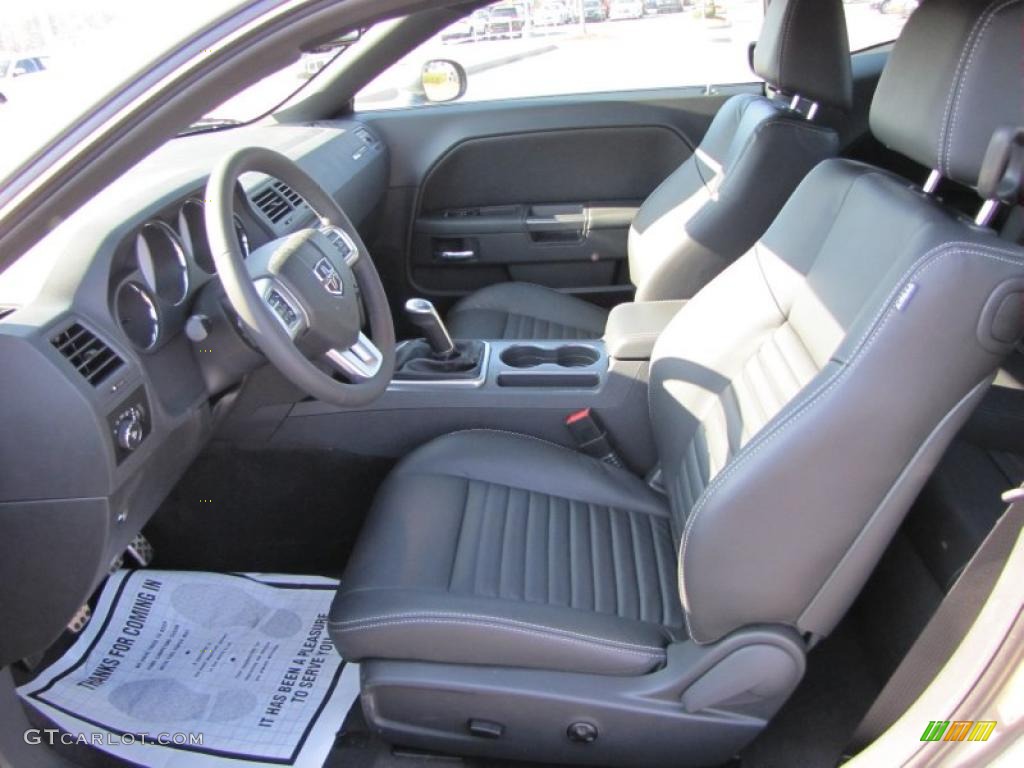 Dark Slate Gray Interior 2011 Dodge Challenger R/T Plus Photo #45861435