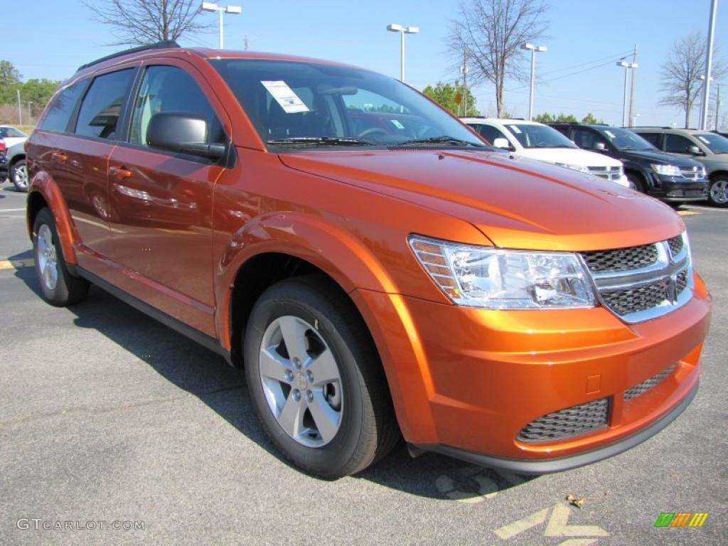 Mango Tango Pearl 2011 Dodge Journey Express Exterior Photo #45861819