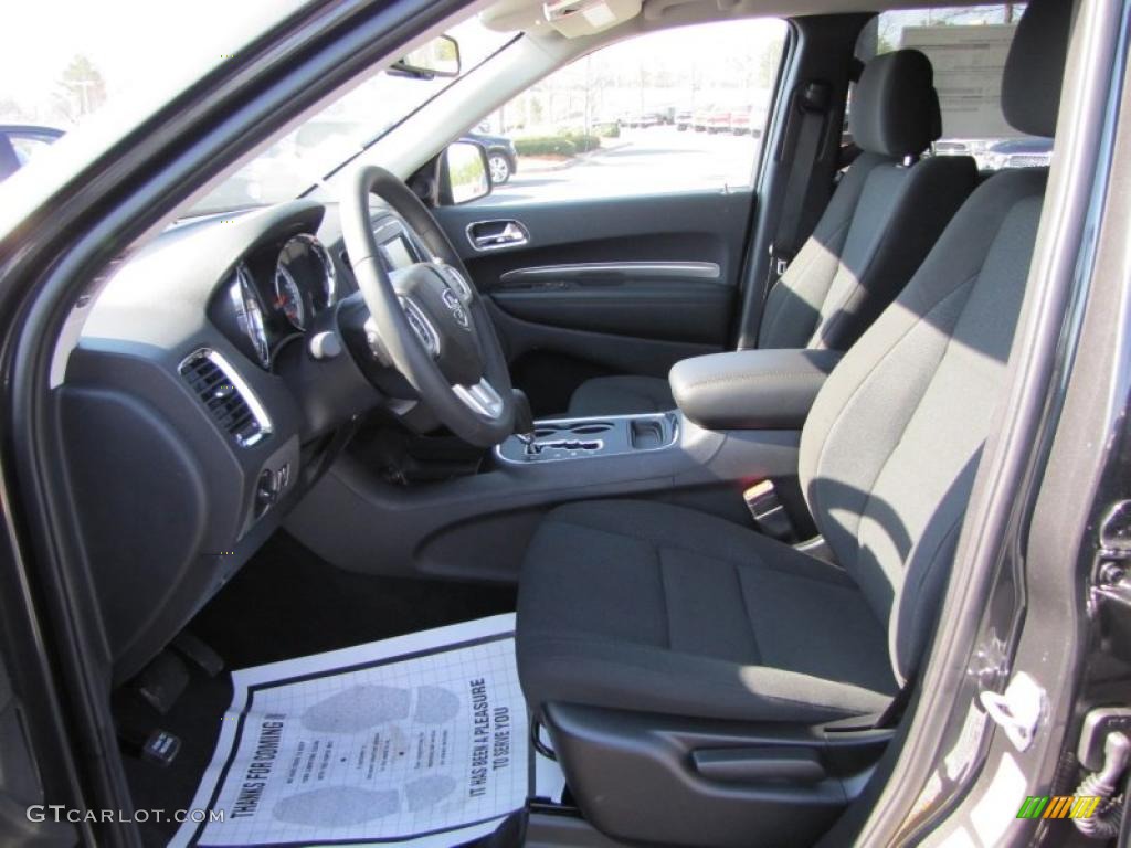 Black Interior 2011 Dodge Durango Express Photo #45862851