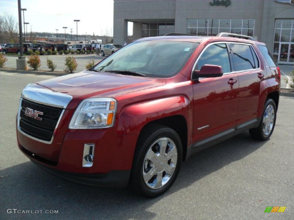 Merlot Jewel Metallic 2010 GMC Terrain SLT Exterior Photo #45863467