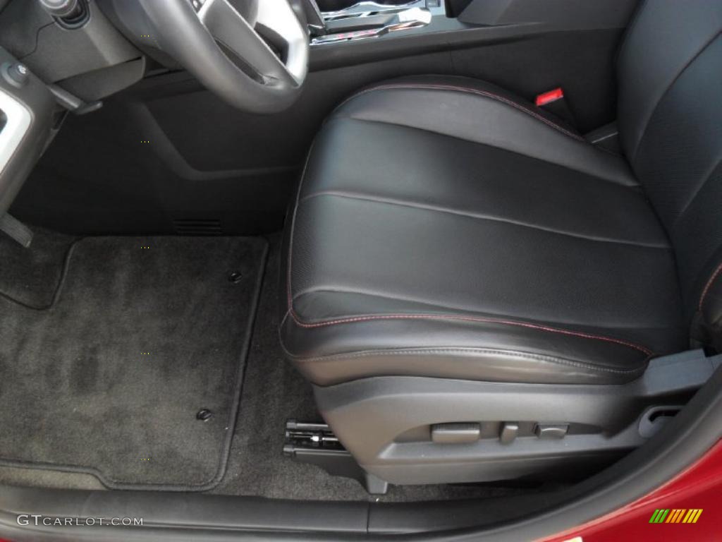 Jet Black Interior 2010 GMC Terrain SLT Photo #45863491