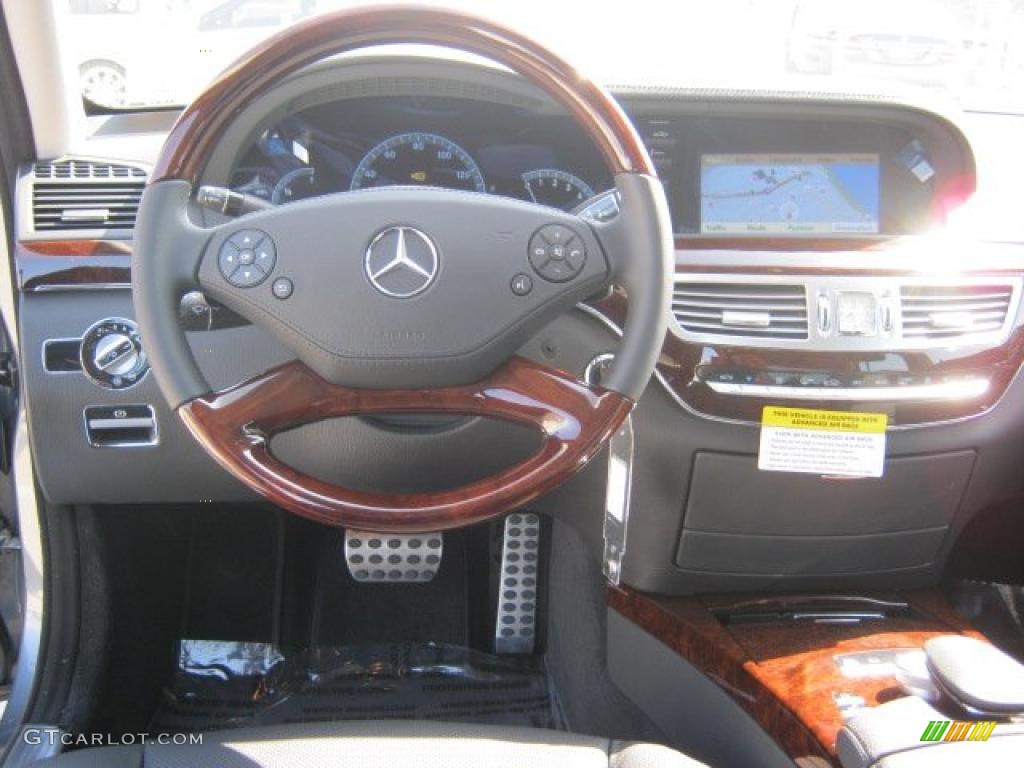 2011 Mercedes-Benz S 550 Sedan Black Dashboard Photo #45863803