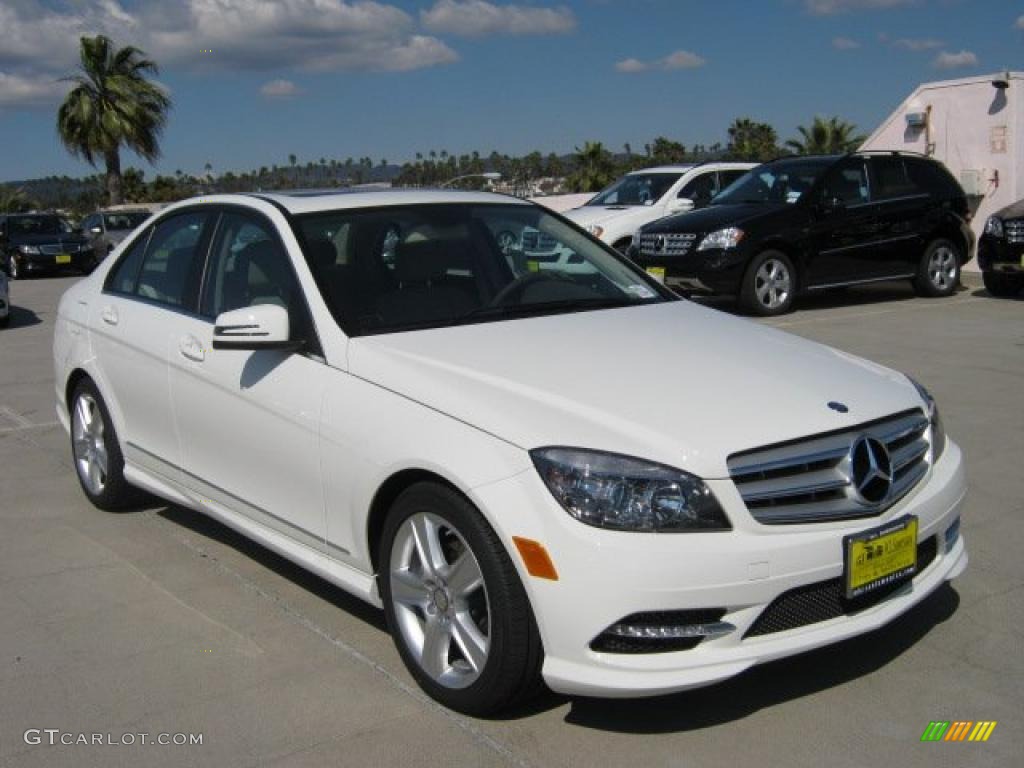 2011 C 300 Sport - Arctic White / Almond/Mocha photo #1