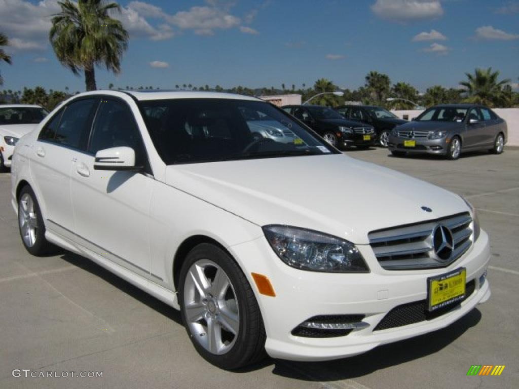 2011 C 300 Sport - Arctic White / Black photo #1