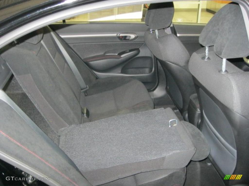 Black Interior 2010 Honda Civic Si Sedan Photo #45864215