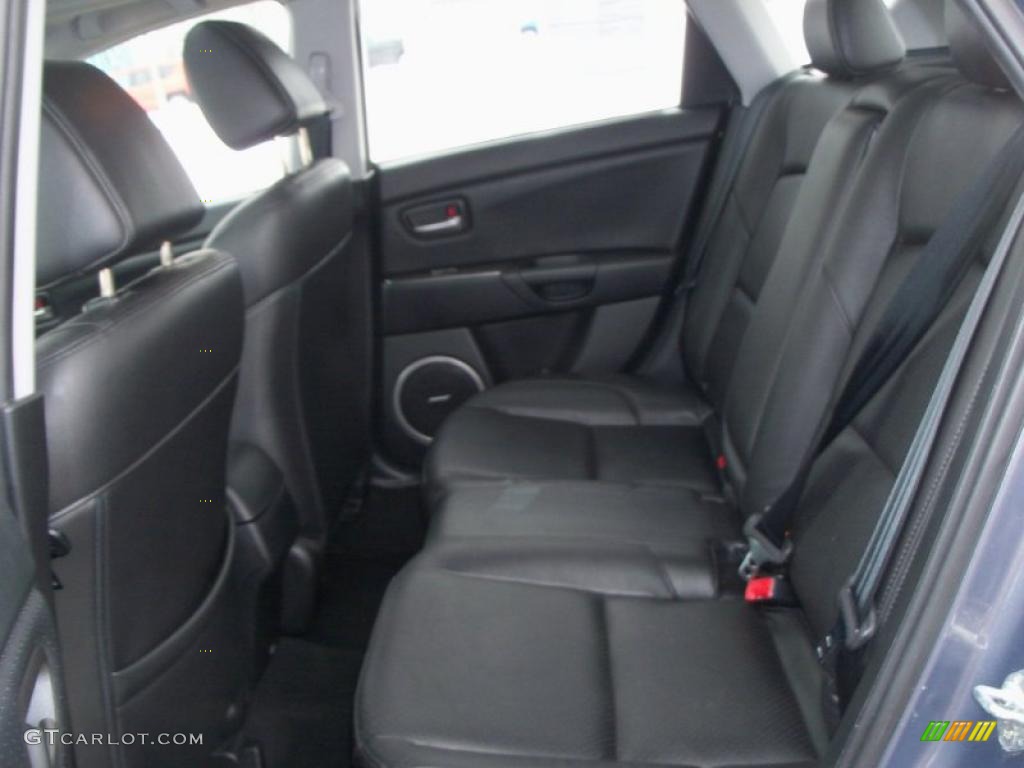 Black Interior 2007 Mazda MAZDA3 s Grand Touring Hatchback Photo #45866303