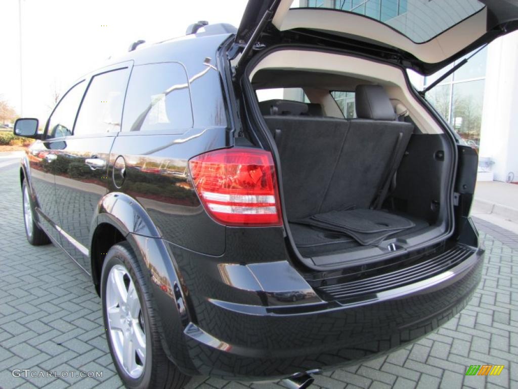2010 Journey R/T - Brilliant Black Crystal Pearl / Dark Slate Gray photo #15