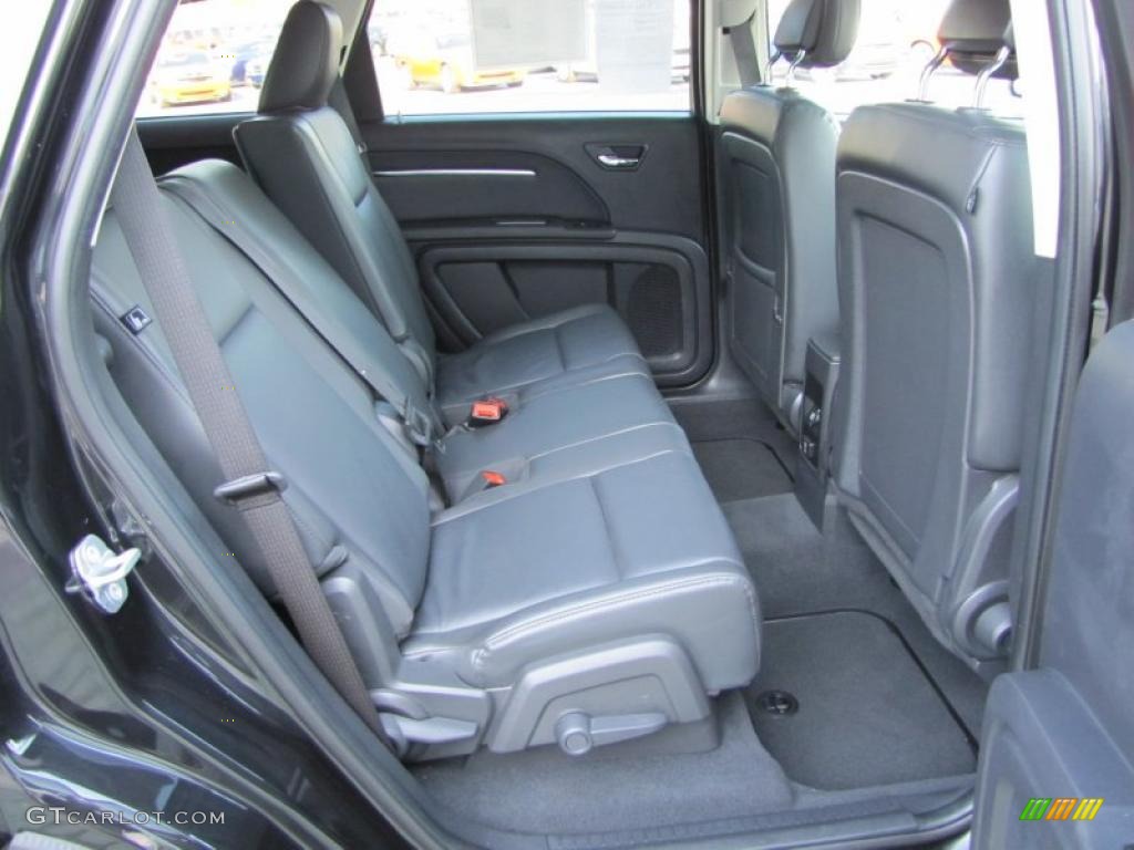 2010 Journey R/T - Brilliant Black Crystal Pearl / Dark Slate Gray photo #17