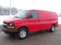 2007 Victory Red Chevrolet Express 2500 Cargo Van  photo #3