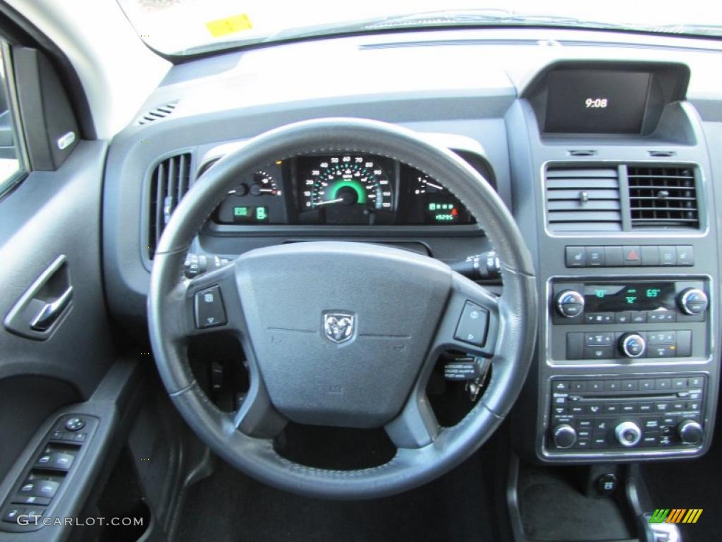 2010 Dodge Journey R/T Dark Slate Gray Dashboard Photo #45866935
