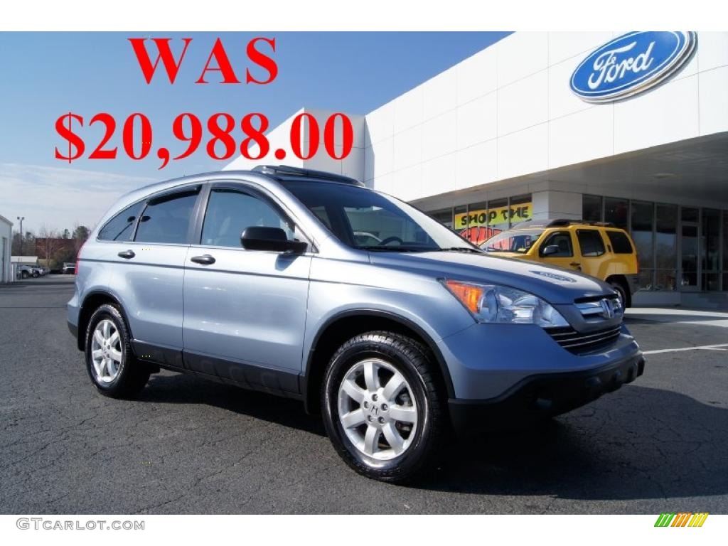 2007 CR-V EX - Glacier Blue Metallic / Ivory photo #1