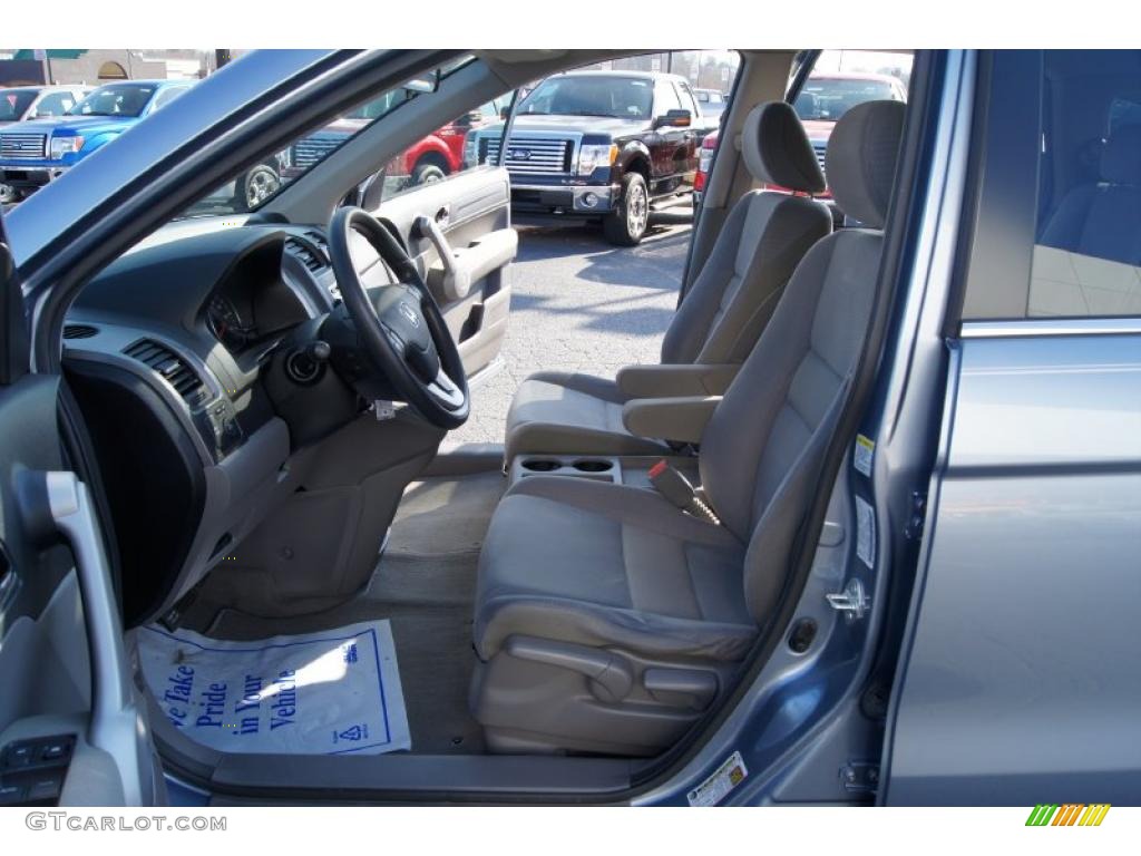 2007 CR-V EX - Glacier Blue Metallic / Ivory photo #8