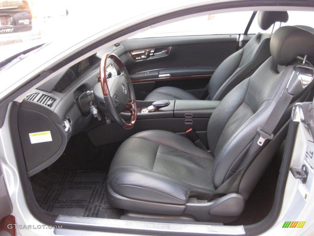 Black Interior 2008 Mercedes-Benz CL 550 Photo #45867835