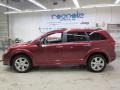 Deep Cherry Red Crystal Pearl 2011 Dodge Journey Lux