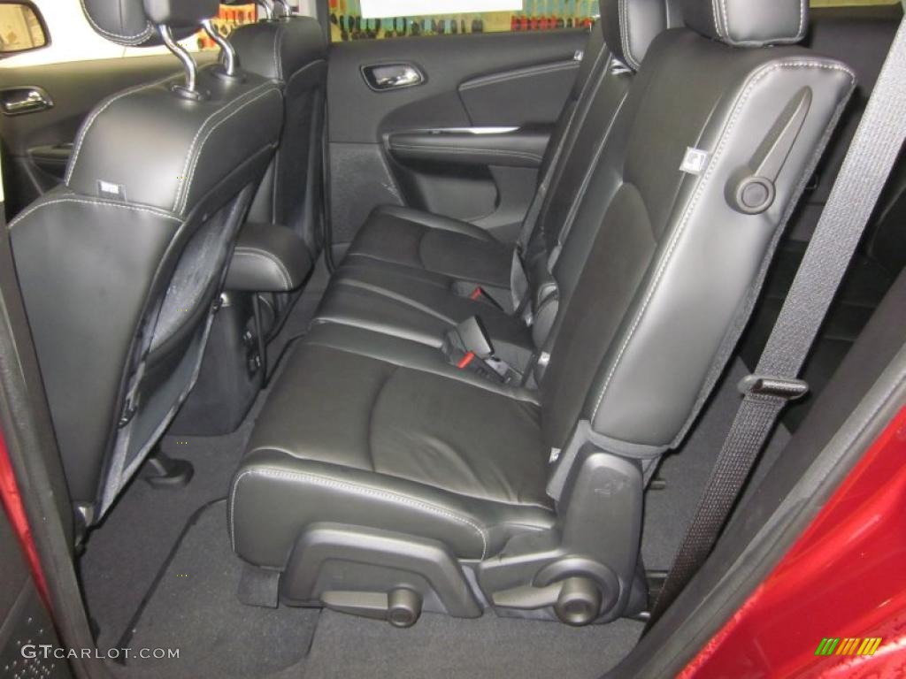 Black Interior 2011 Dodge Journey Lux Photo #45868395