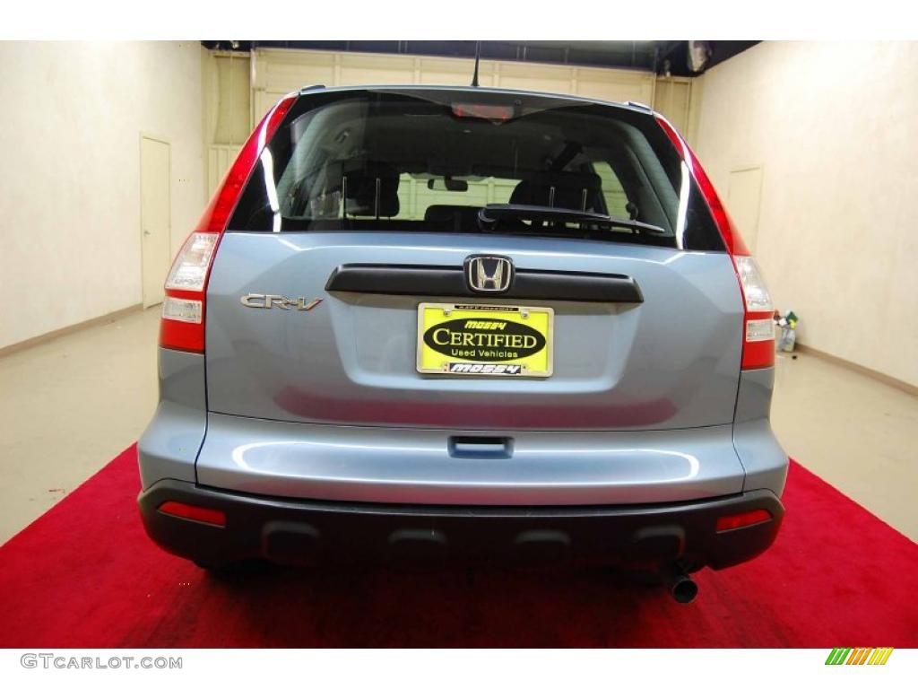 2008 CR-V LX - Glacier Blue Metallic / Gray photo #5