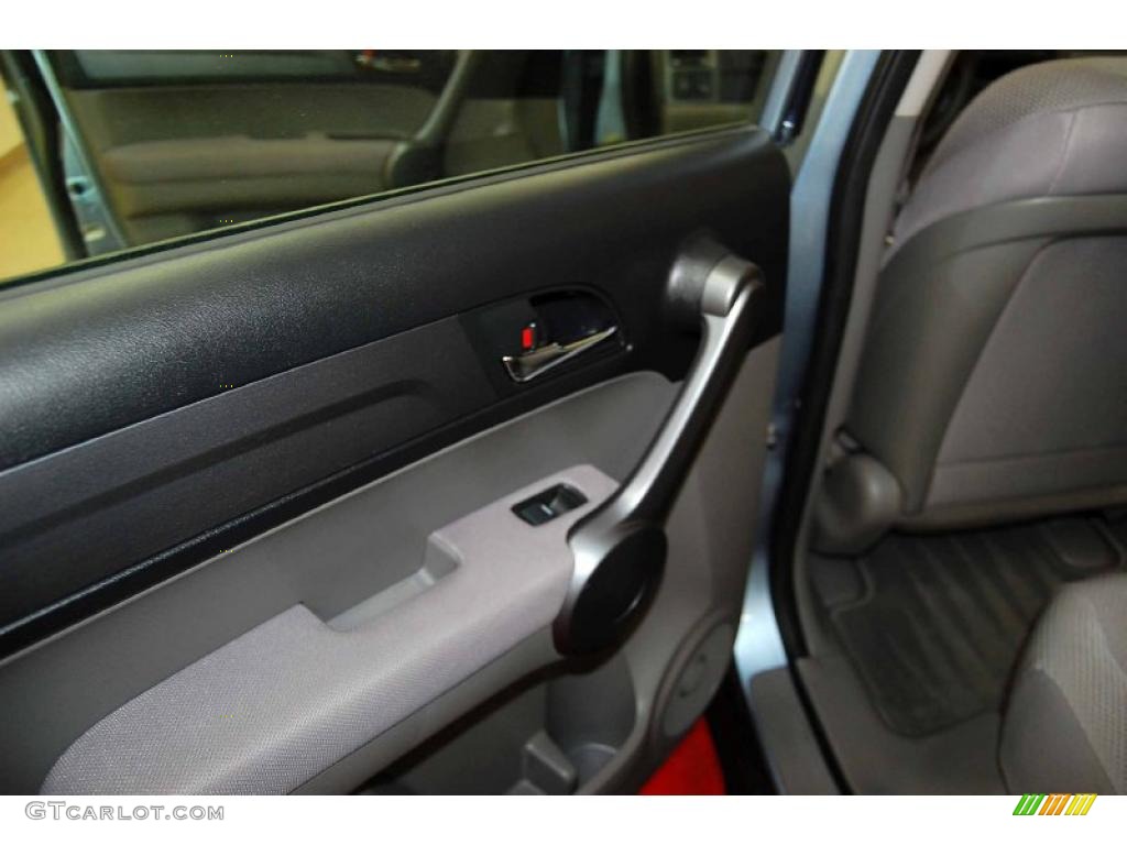 2008 CR-V LX - Glacier Blue Metallic / Gray photo #13