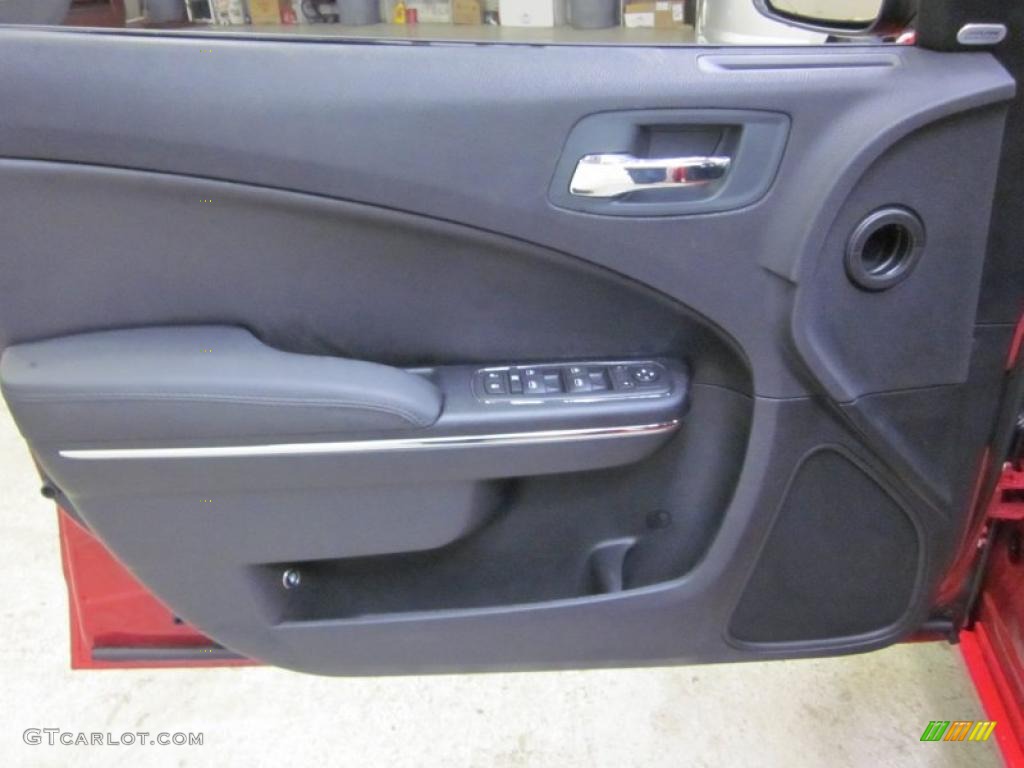 2011 Dodge Charger Rallye Black Door Panel Photo #45870039
