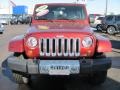 2009 Flame Red Jeep Wrangler Unlimited Sahara 4x4  photo #19