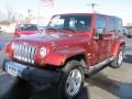 2009 Flame Red Jeep Wrangler Unlimited Sahara 4x4  photo #20